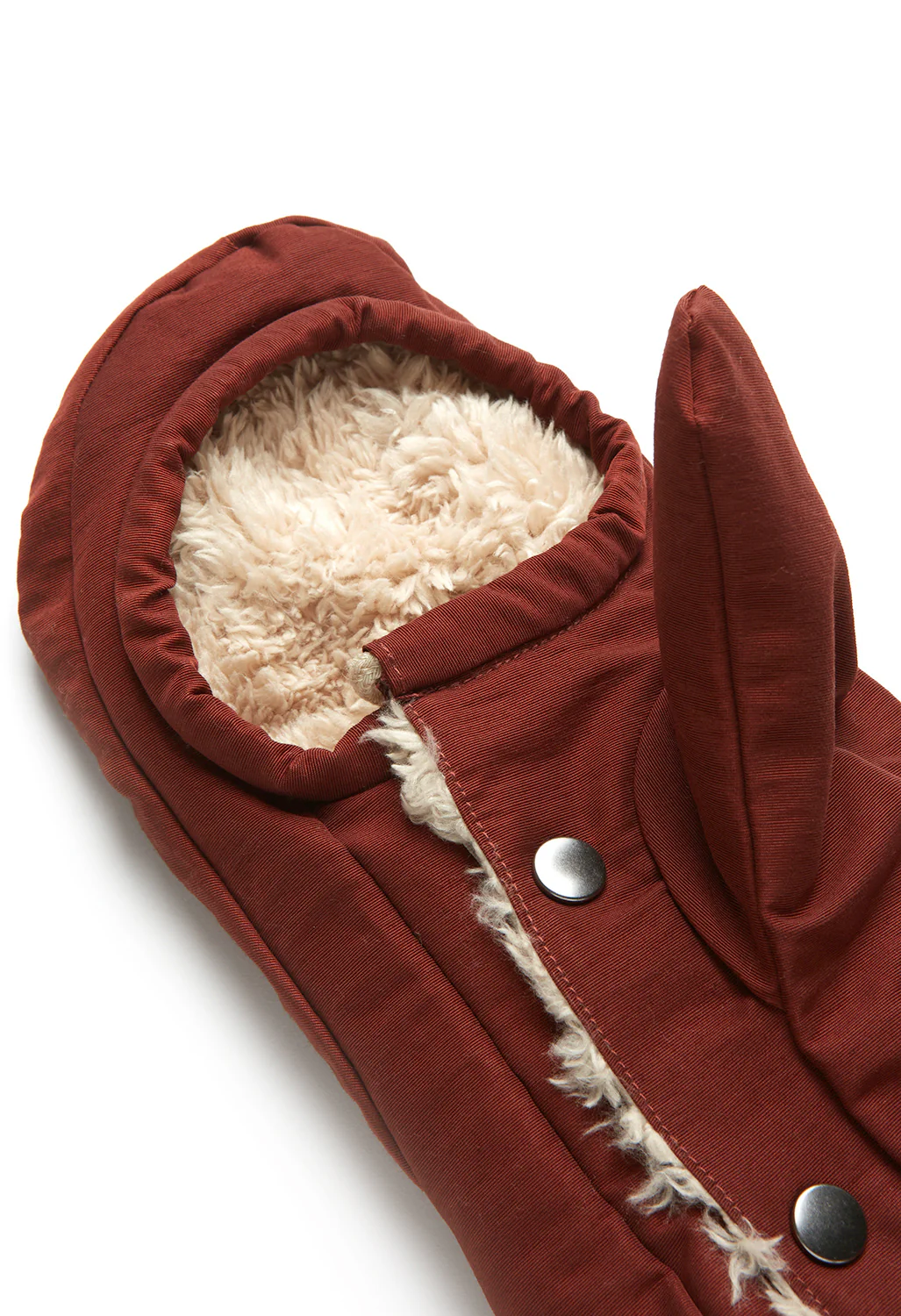 Elmer Cover Down Mittens - Brown - Image 2