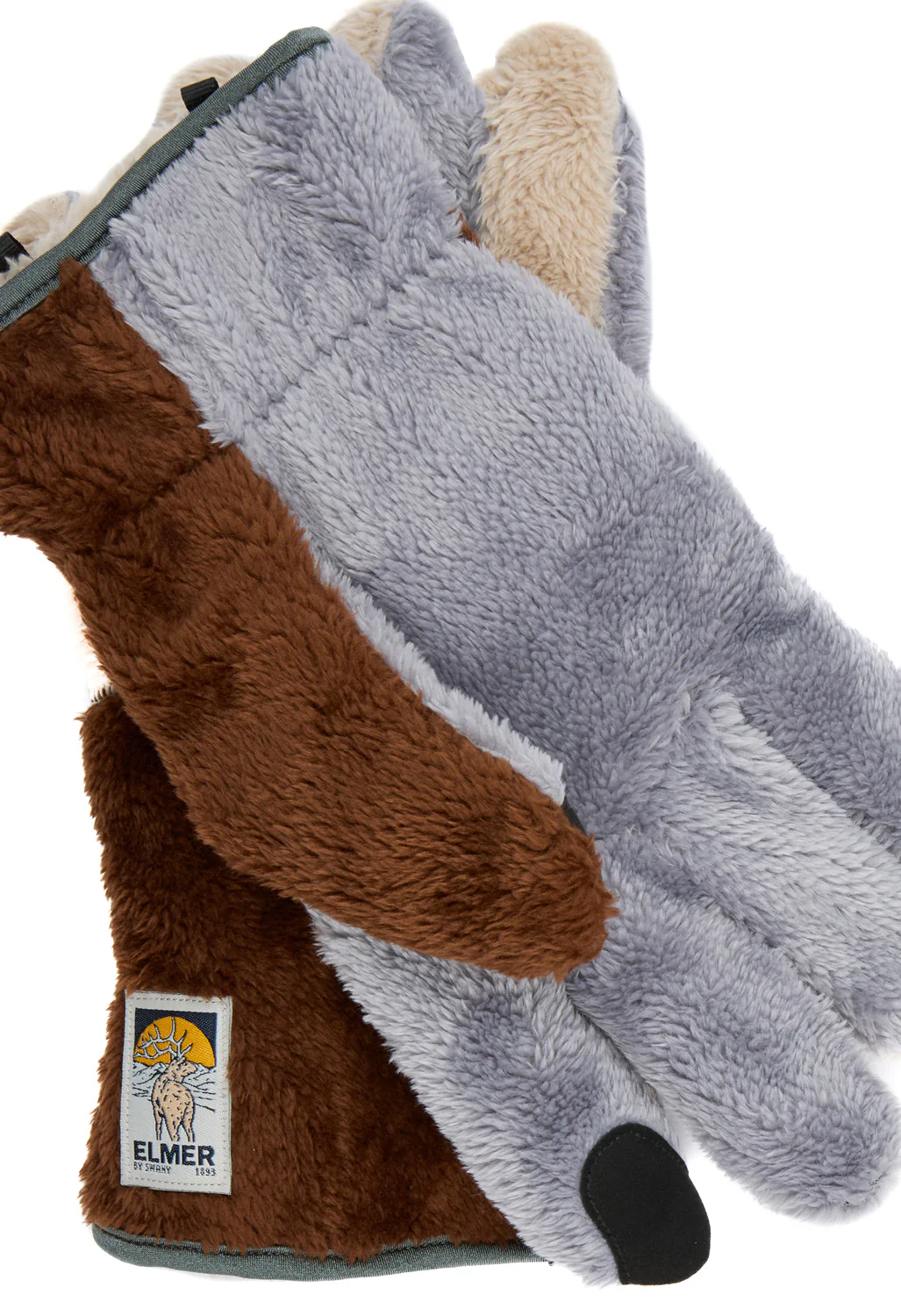 Elmer Cuddly Cub Gloves - Brown - Image 2