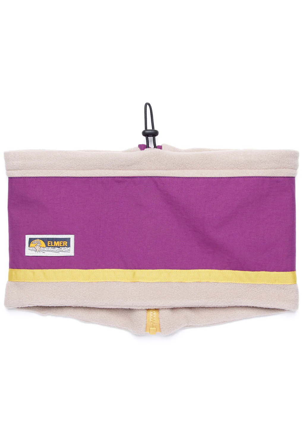 Elmer Fleece Neck Warmer - Beige / Purple - Image 2