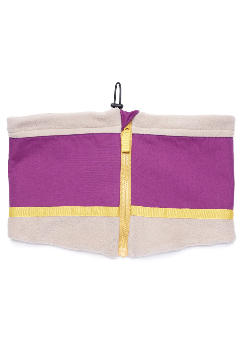 Elmer Fleece Neck Warmer - Beige / Purple - Image 4