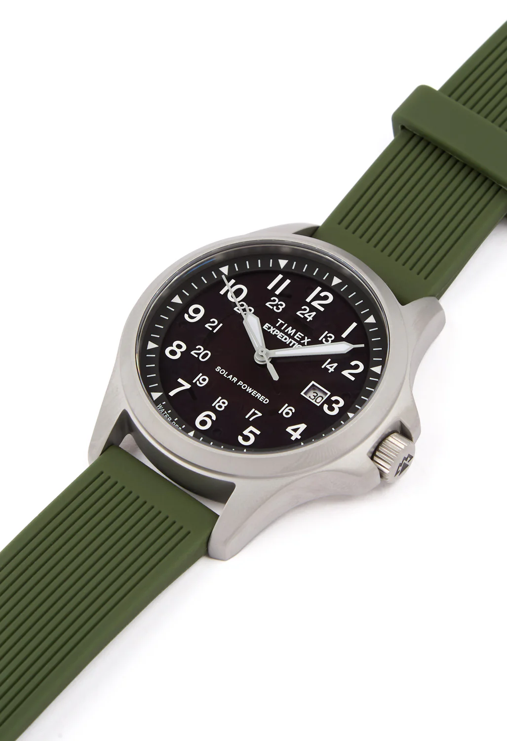 Timex Expedition Field Post Solar 41mm Watch - Black / Stainless Steel / Green - Image 3