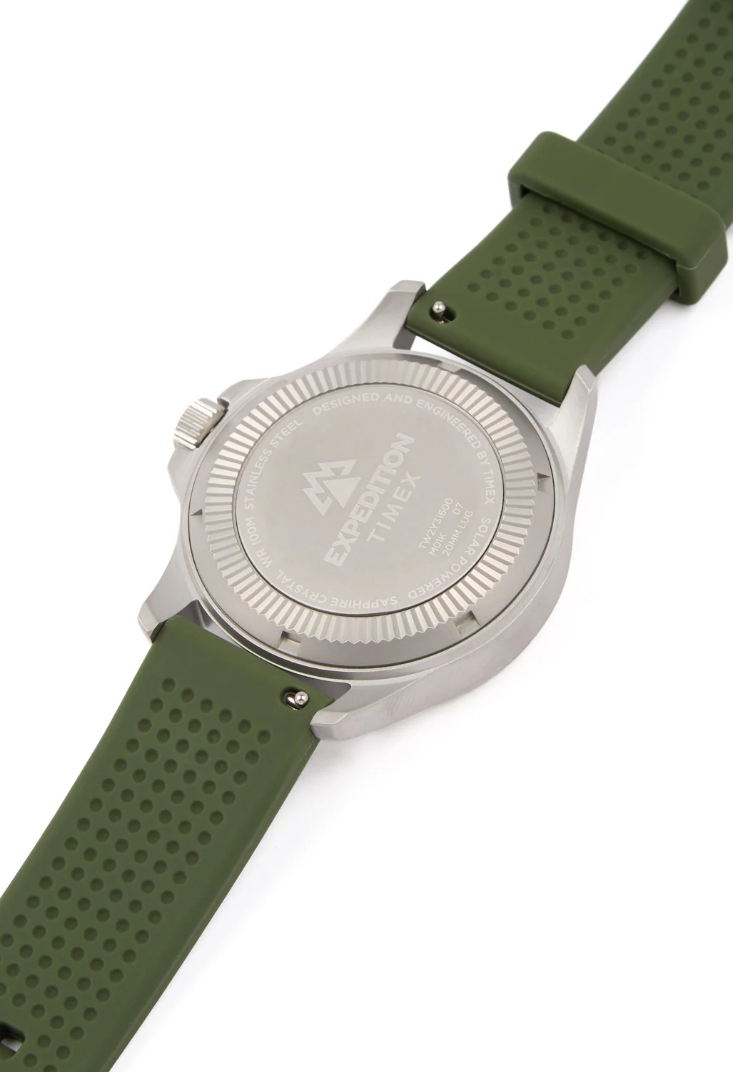Timex Expedition Field Post Solar 41mm Watch - Black / Stainless Steel / Green - Image 4