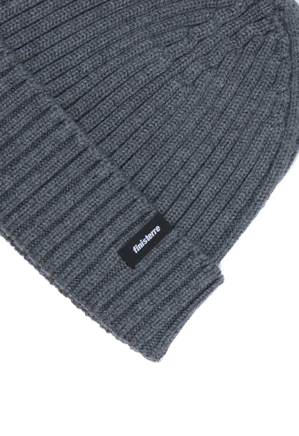 Finisterre Fisherman Beanie - Charcoal - Image 3