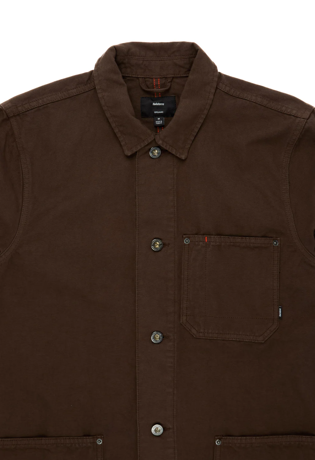 Finisterre Men's Basset Chore Jacket - Seal Brown - Image 3