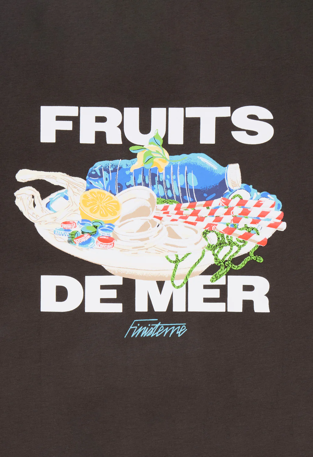 Finisterre Men's Fruit De Mer Tee - Raven - Image 4