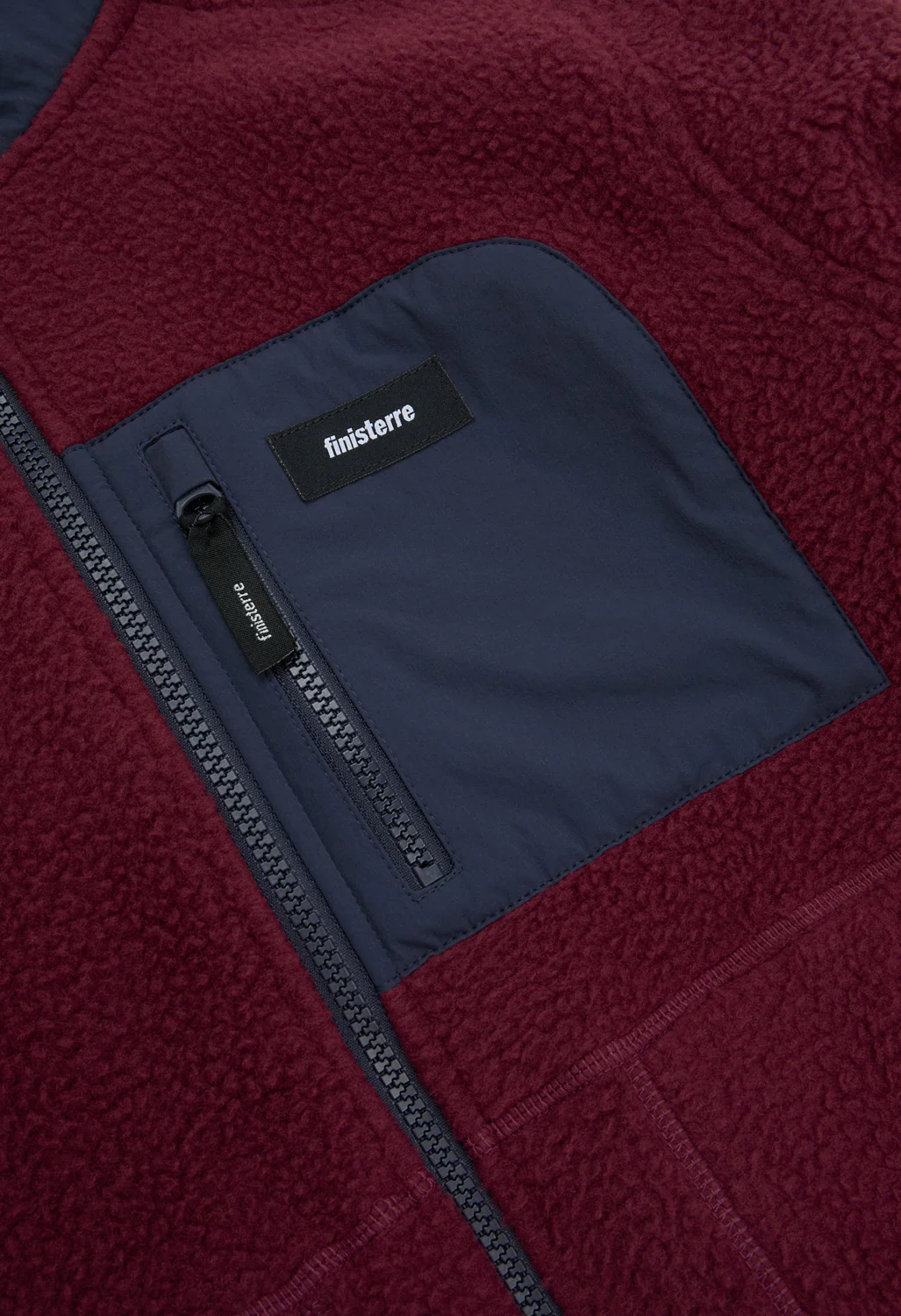 Finisterre Women's Bolster Fleece Full Zip - Plum / Navy - Image 5