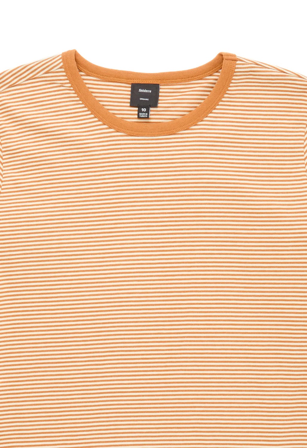 Finisterre Women's Eldon Long Sleeve Tee - Terracotta / Ecru Stripe - Image 3