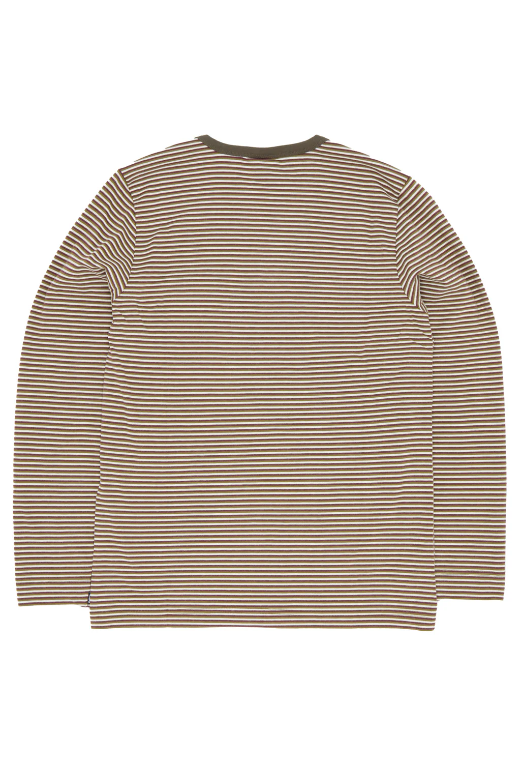 Finisterre Women's Eldon Stripe Long Sleeve Tee - Seagrass / Plum / Ecru - Image 2