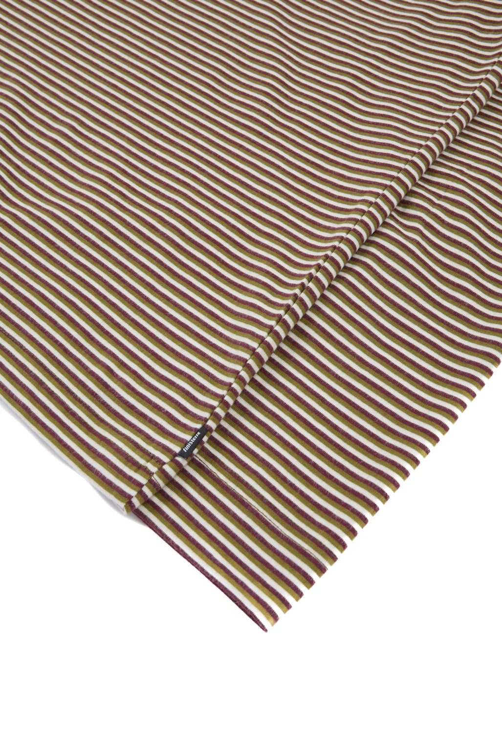 Finisterre Women's Eldon Stripe Long Sleeve Tee - Seagrass / Plum / Ecru - Image 4