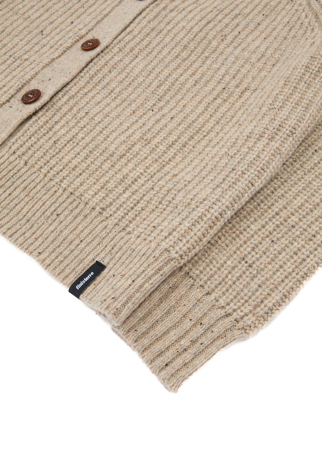 Finisterre Women's Mora Crew Neck Cardigan - Oatmeal - Image 4