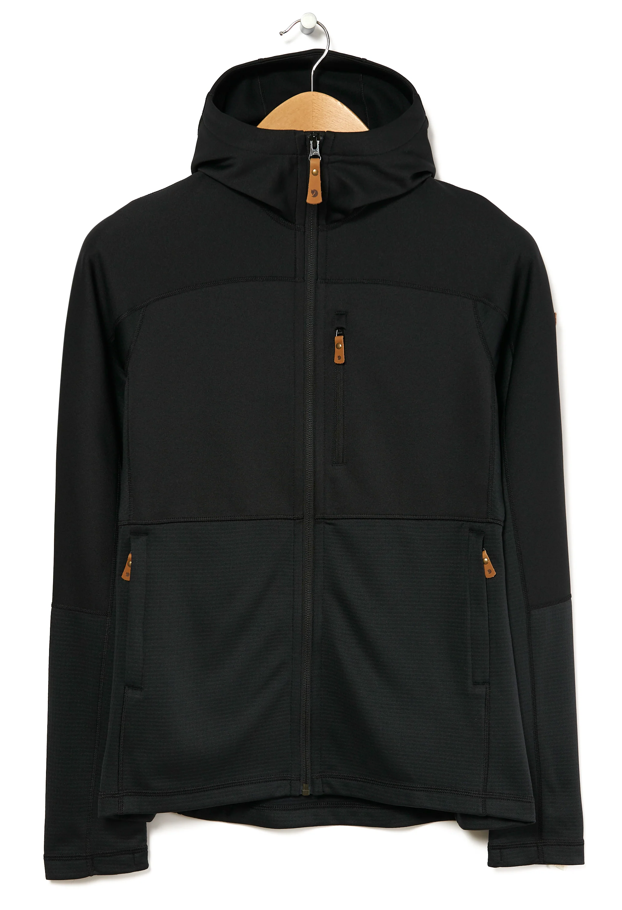 Fjällräven Abisko Trail Women's Fleece Hoodie - Black