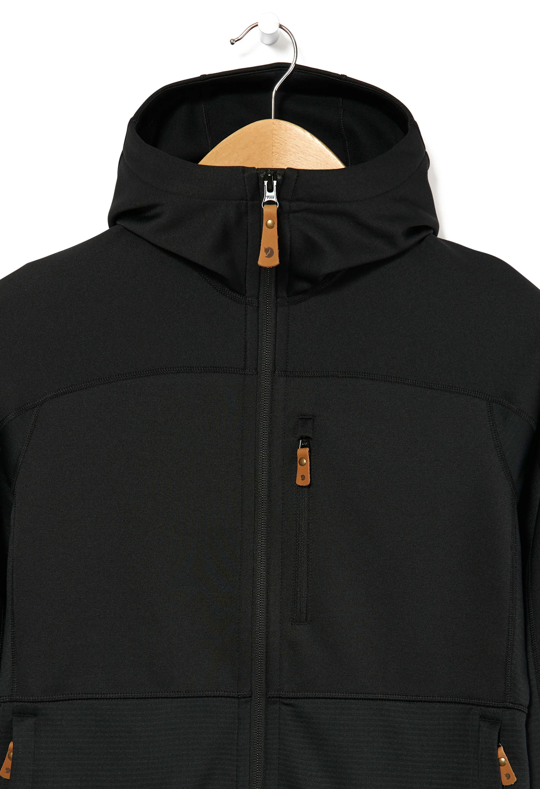 Fjällräven Abisko Trail Women's Fleece Hoodie - Black - Image 3