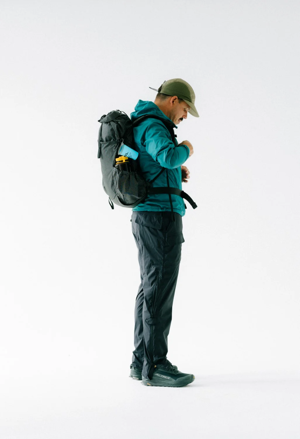 Cayl Flap Pocket Vent Pants - Black - Image 8