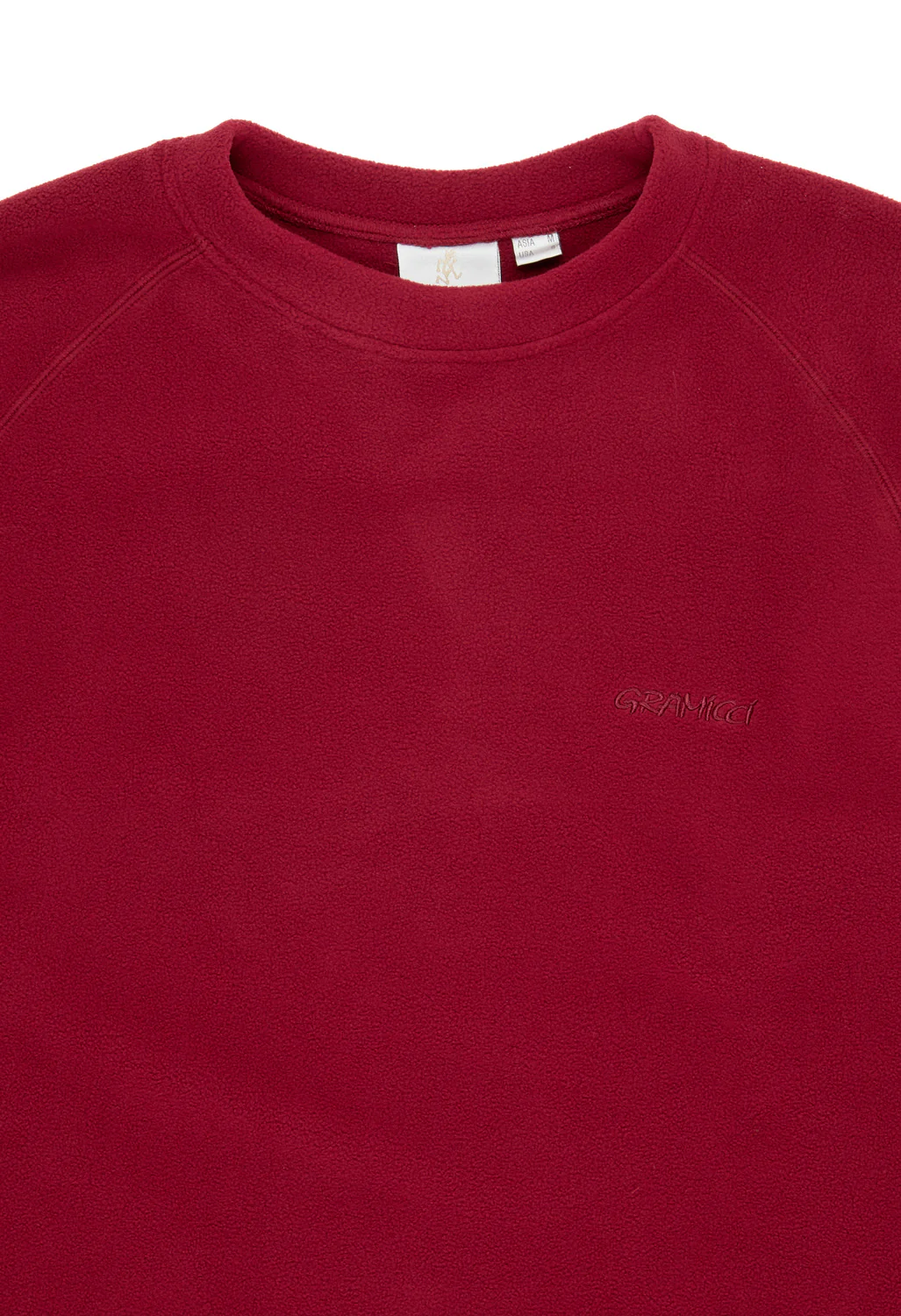 Gramicci Fleece Raglan Crew - Deep Maroon - Image 3