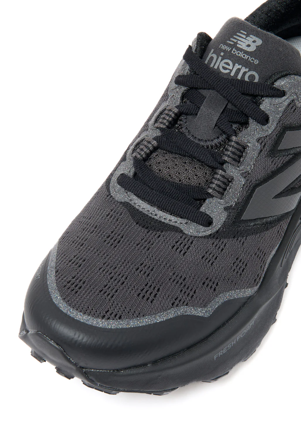 New Balance Men's FreshFoam Hierro v9 Trainers - Black Cement / Black - Image 2