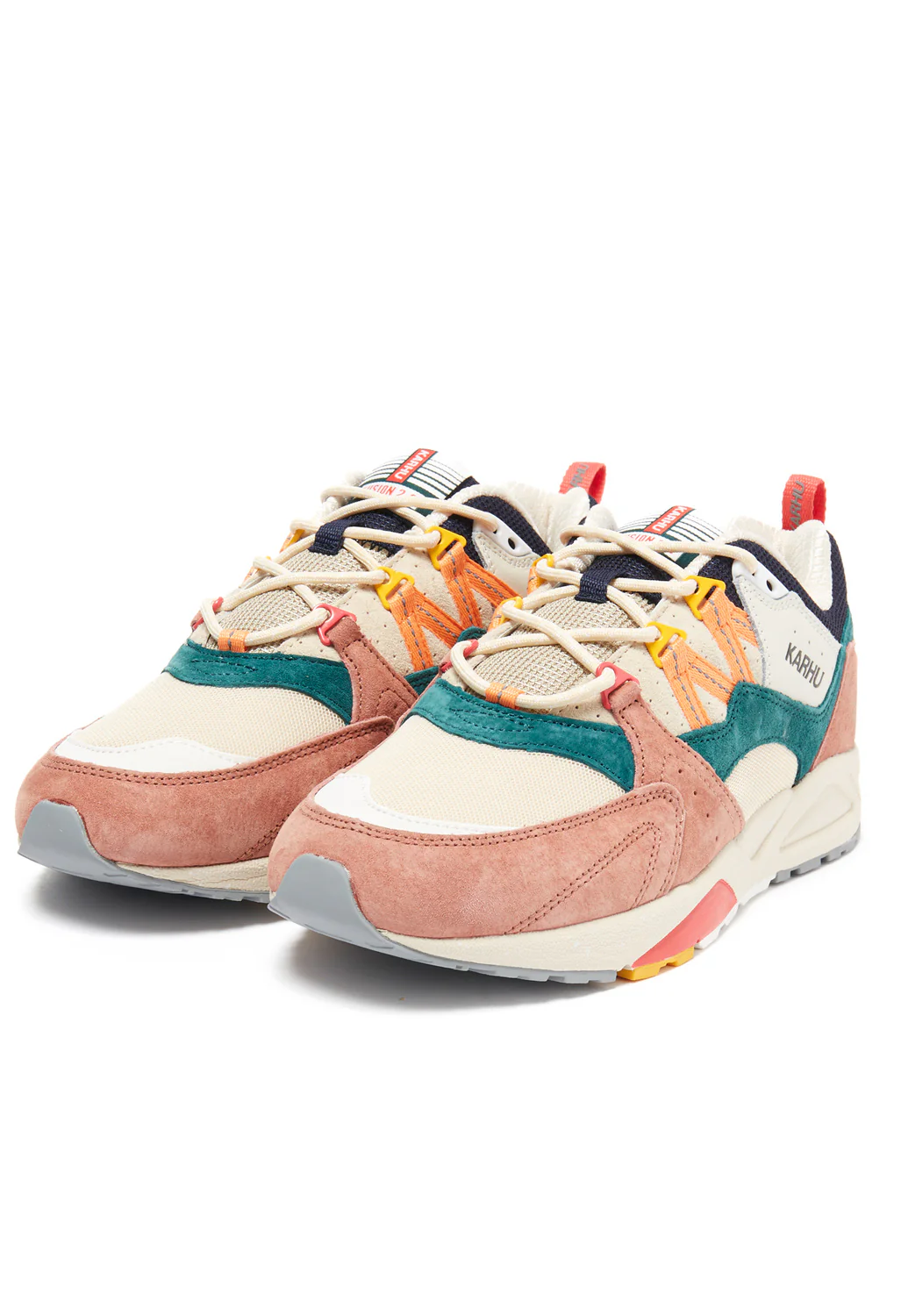 Karhu Fusion 2.0 Trainers - Lily White / Piquant Green - Image 3