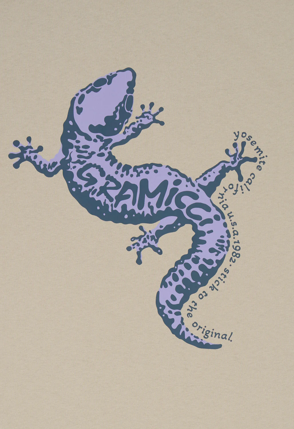 Gramicci Gecko Tee - Beige - Image 4