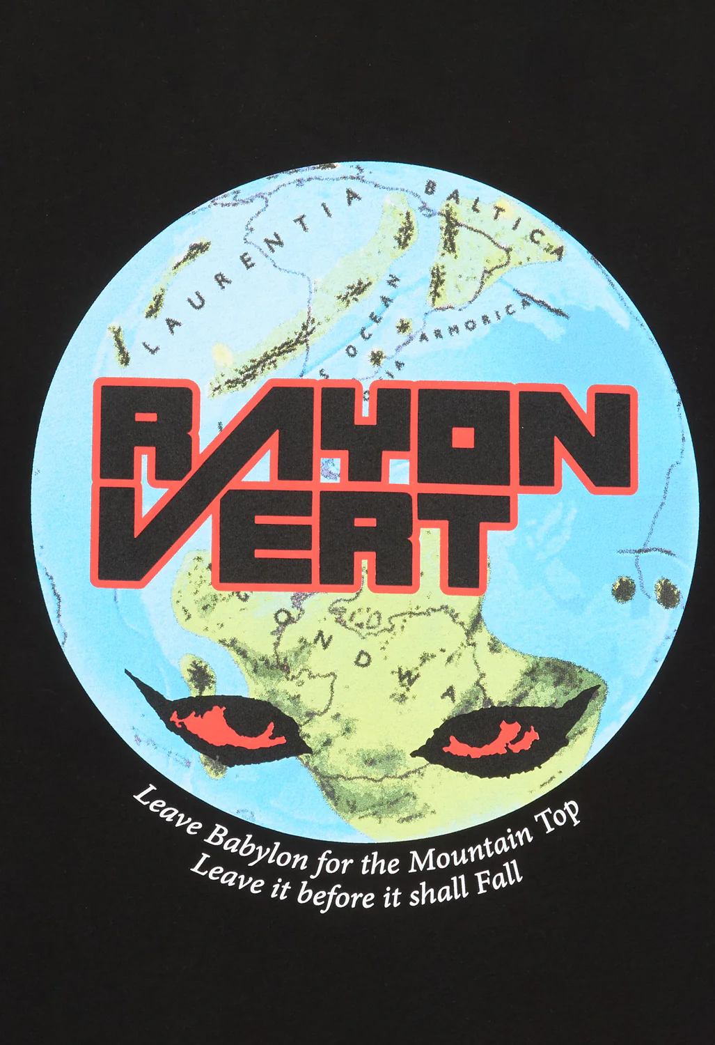 RAYON VERT Gondwana T-Shirt - Golgotha Black - Image 4
