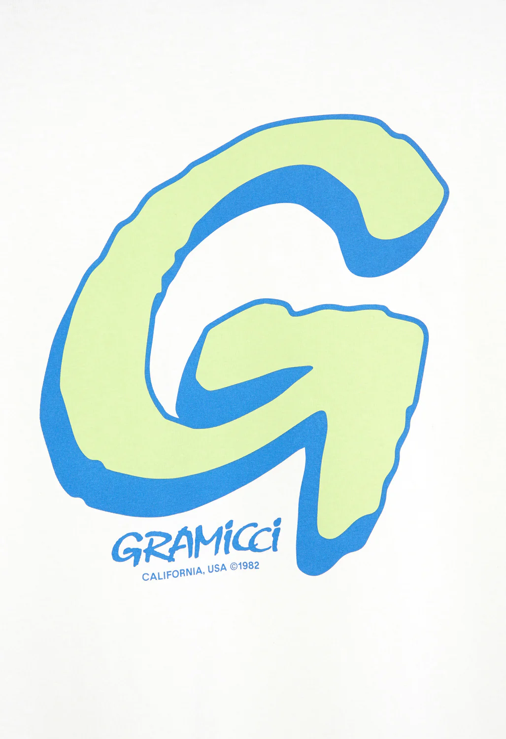 Gramicci Big G Logo T-Shirt - White - Image 4