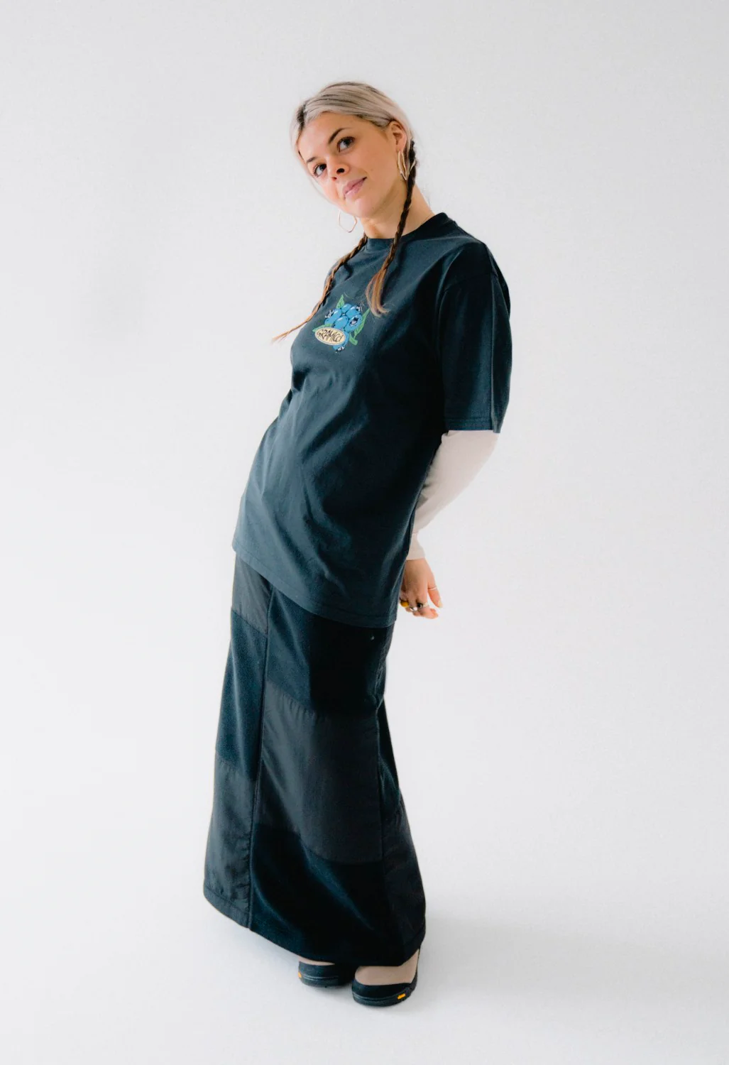 Gramicci Blueberry Tee - Vintage Black - Image 5