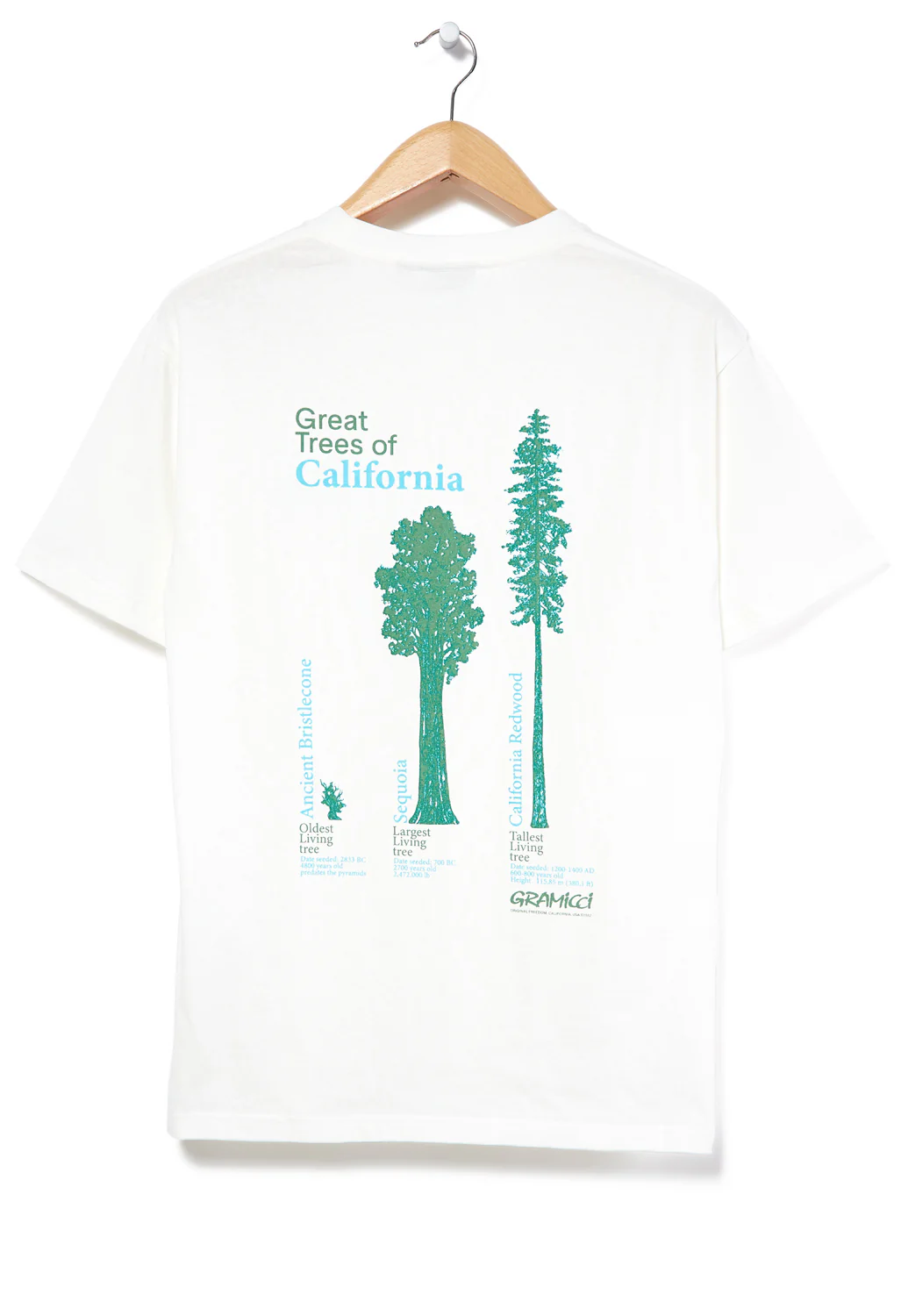 Gramicci Cali Trees T-Shirt - White