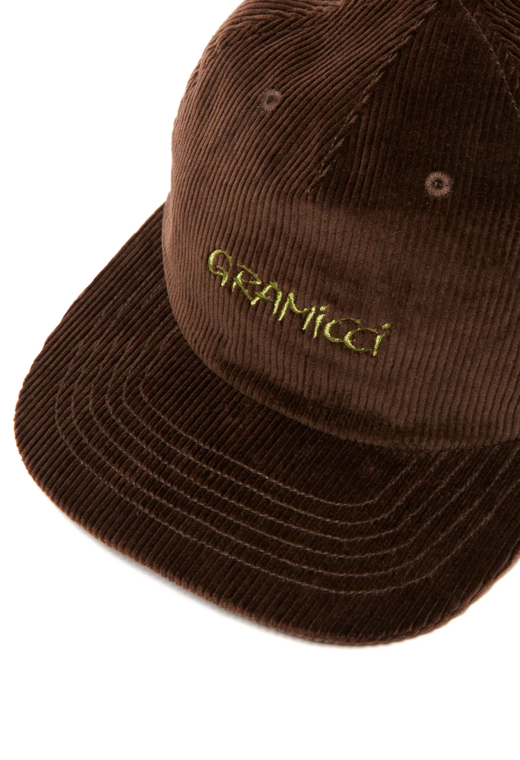 Gramicci Corduroy Cap - Dark Brown - Image 2