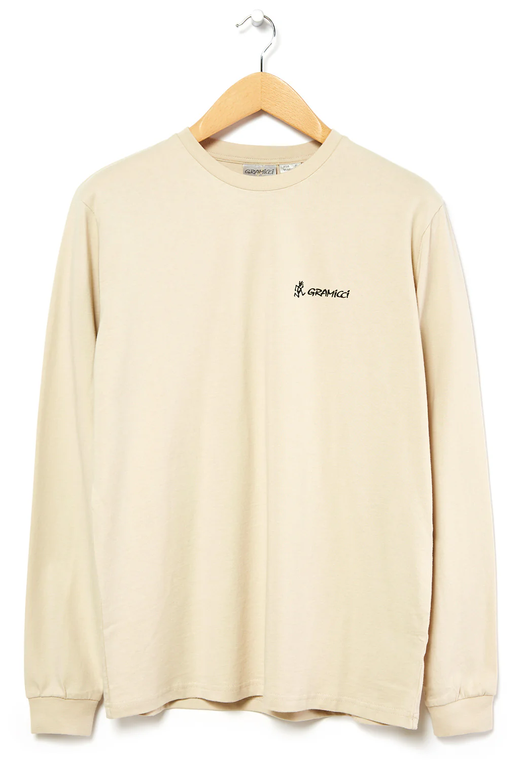 Gramicci El Capitan Long Sleeve T-Shirt - Smoke Beige - Image 2