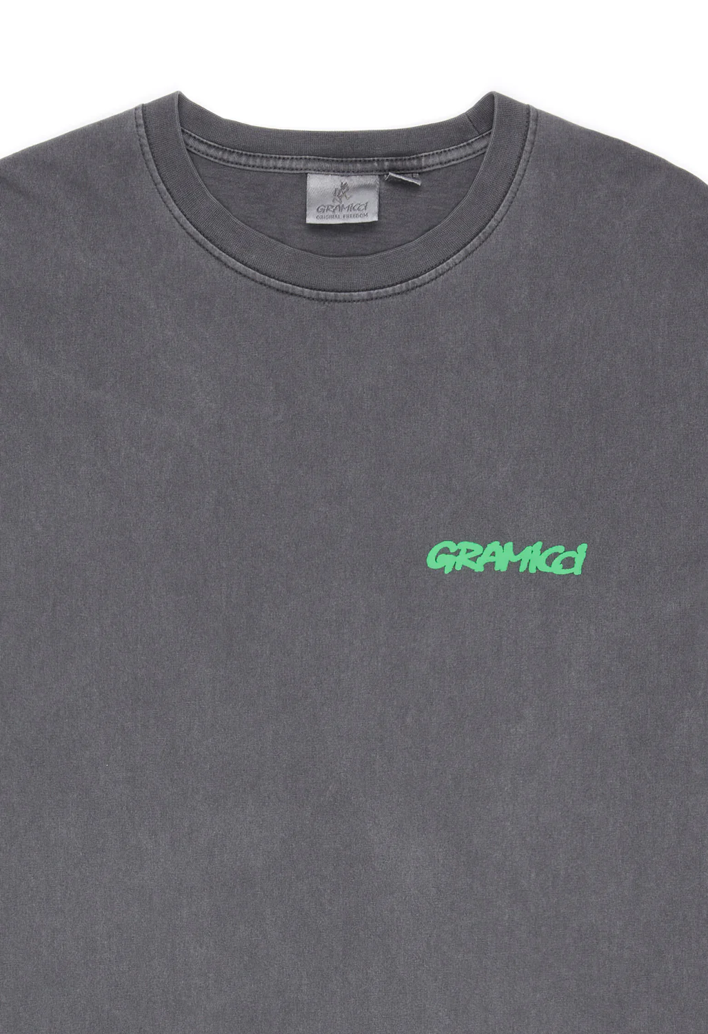 Gramicci Footprints Long Sleeved Tee - Grey Pigment - Image 3