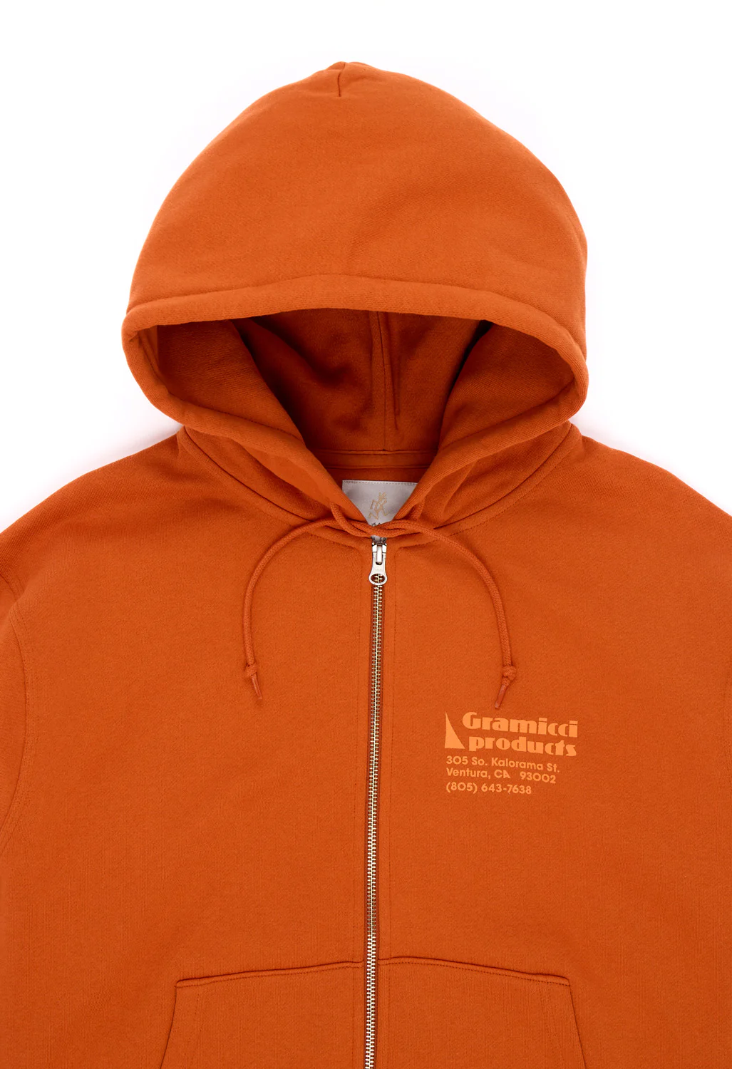 Gramicci G Sail Hooded Sweatshirt - Orange - Image 3