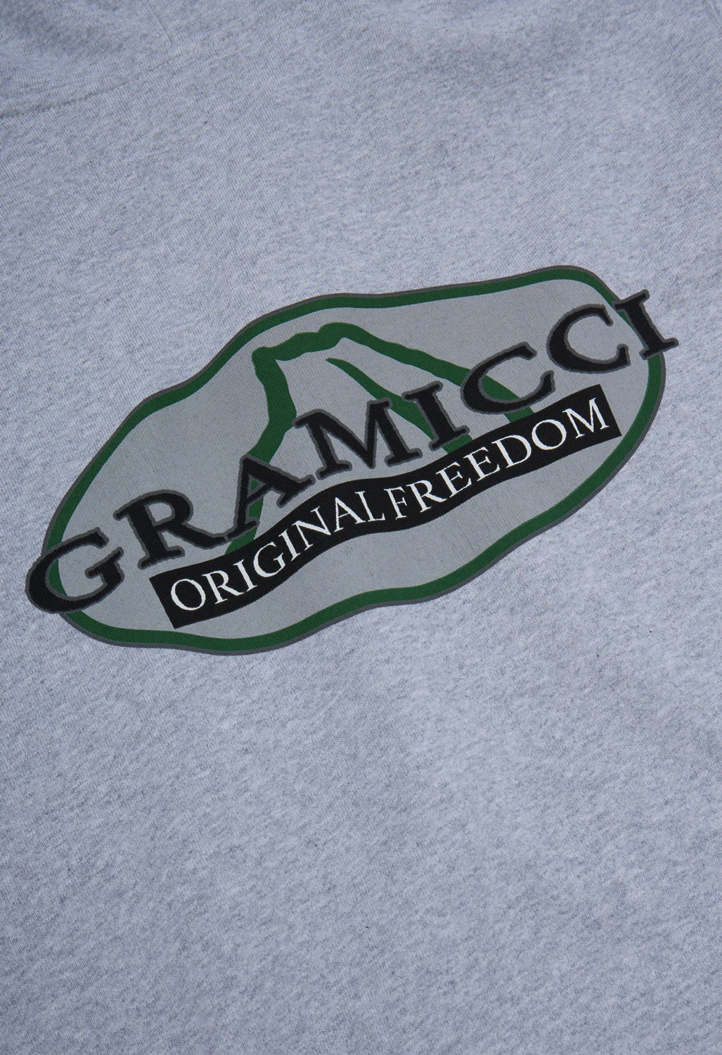 Gramicci Half Dome Hooded Sweatshirt - Heather Grey - Image 5