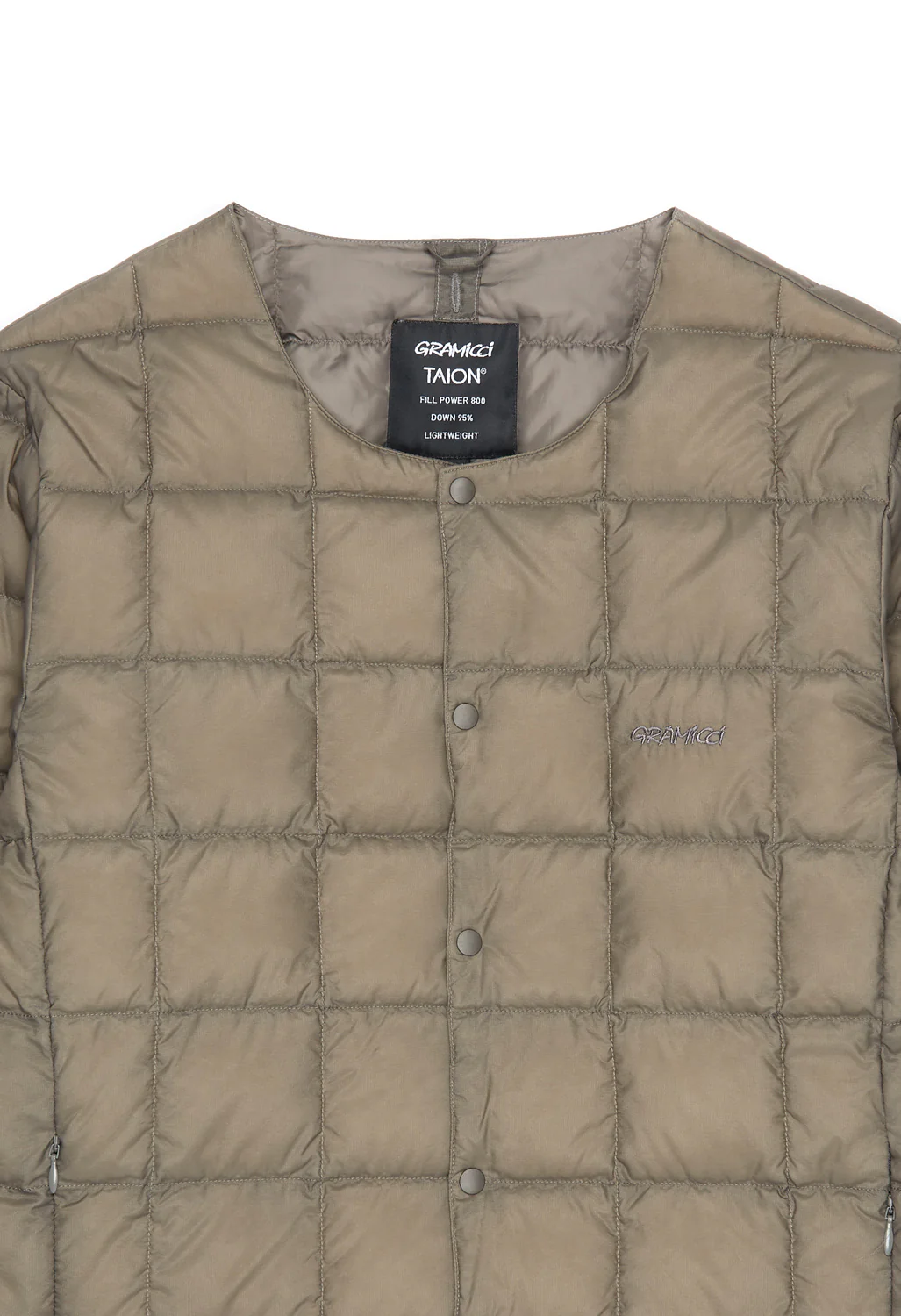 Gramicci Inner Down Jacket - Stone Grey - Image 3