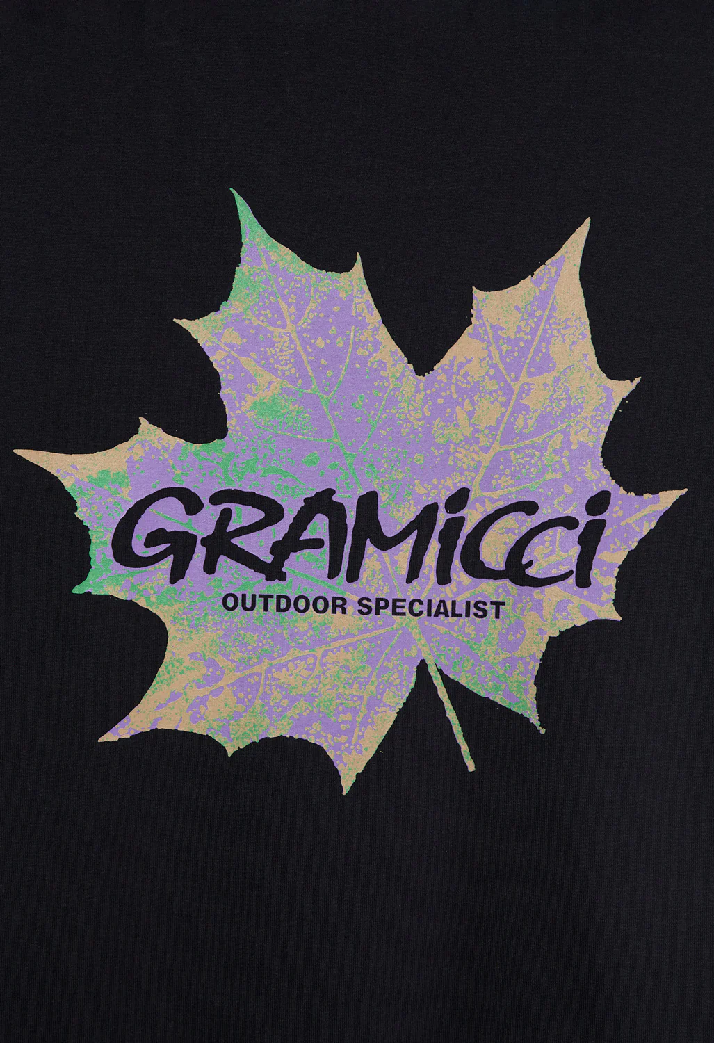 Gramicci Leaf T-Shirt - Black - Image 4