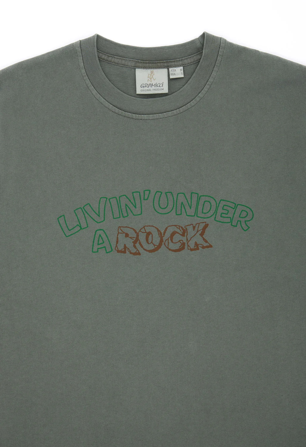 Gramicci Livin' Tee Pigment Dyed - Sage Pigment - Image 3
