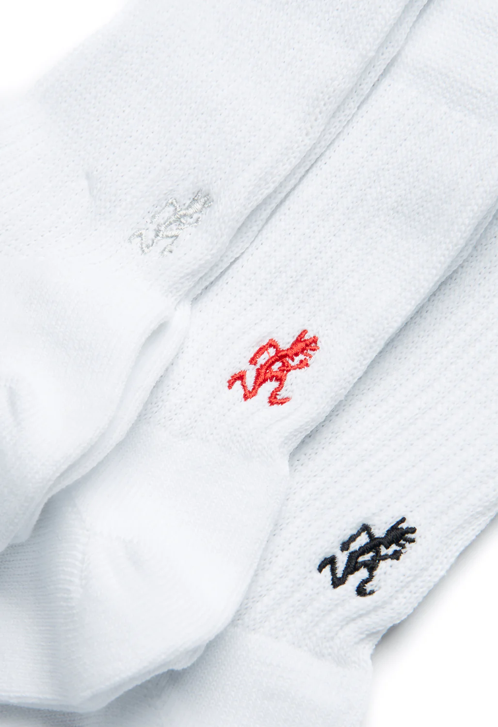 Gramicci Men's Basic Crew Socks - White / White / White - Image 2
