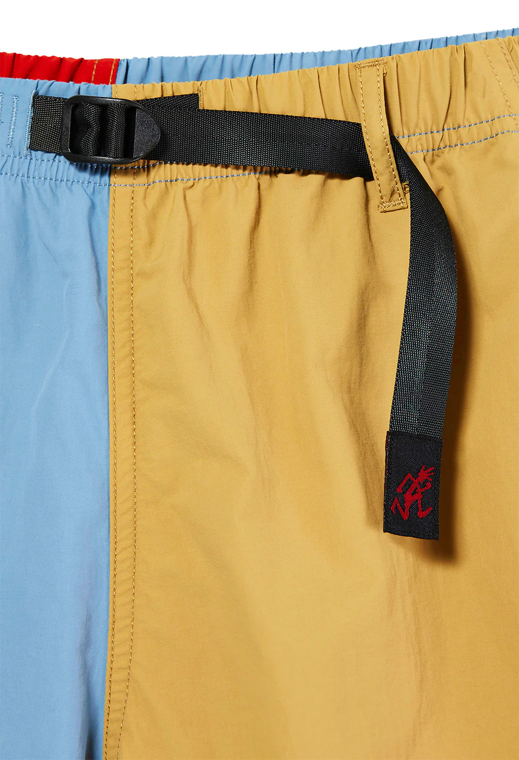 Gramicci Men's Shell Packable Shorts - Sax/Mustard - Image 2
