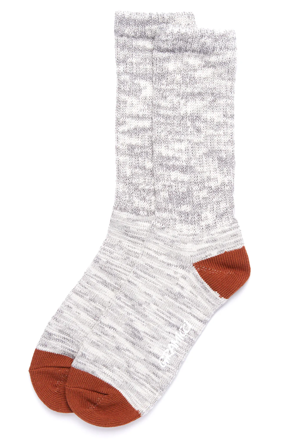 Gramicci Men's Soft Rib Crew Socks - Grey