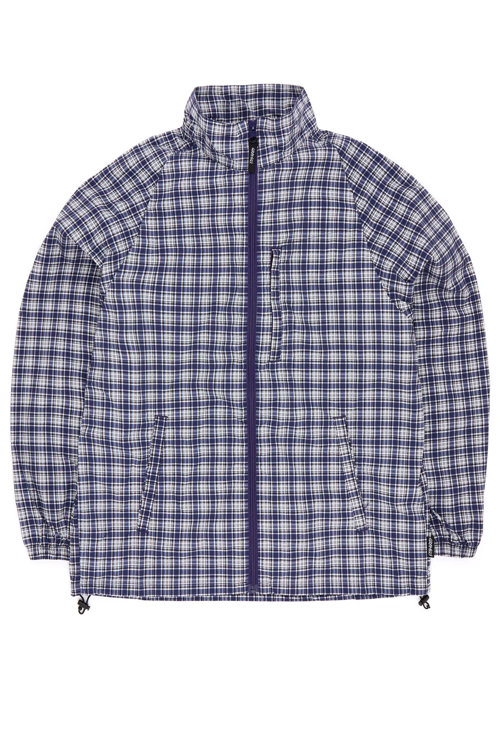 Gramicci Men's Checkered Shell Jacket - Navy Check