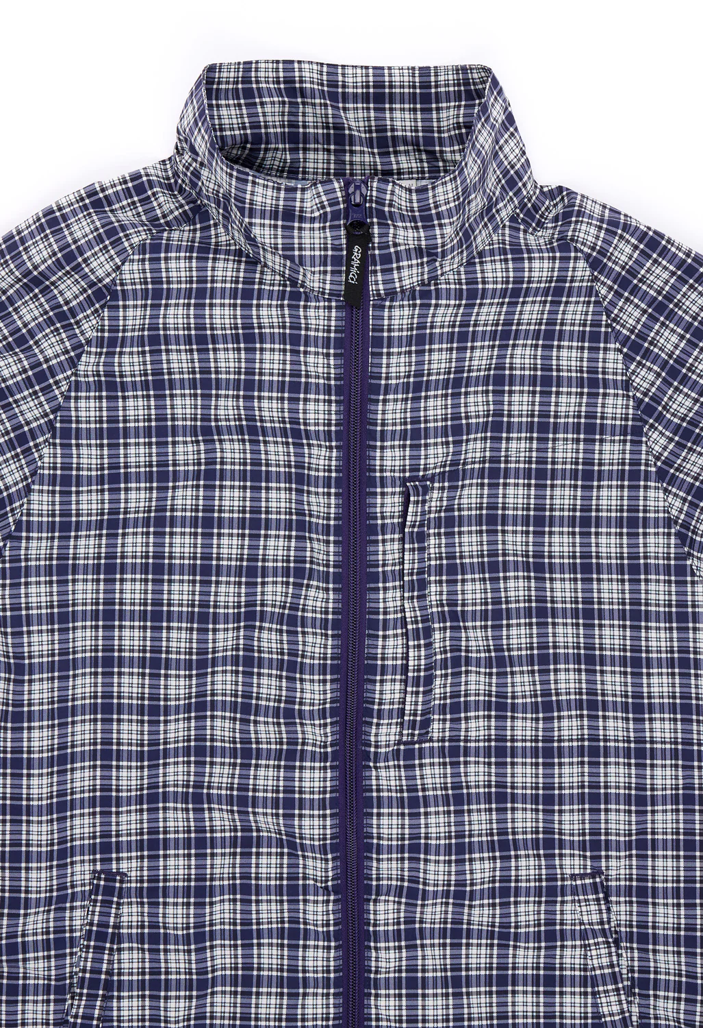 Gramicci Men's Checkered Shell Jacket - Navy Check - Image 3