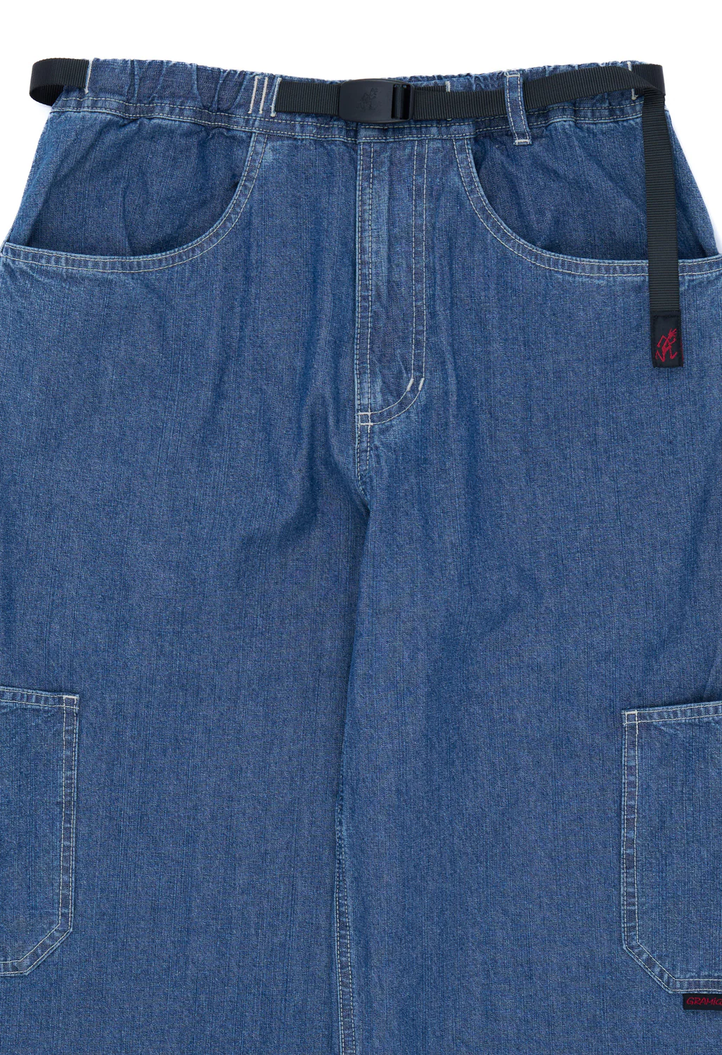 Gramicci Men's Japanese Chambray Rock Slide Pants - Blue - Image 3