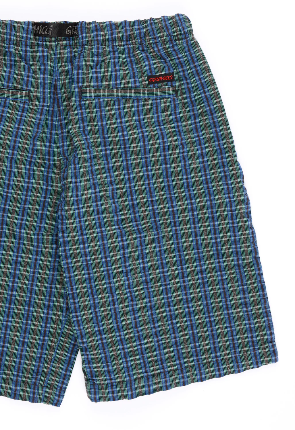 Gramicci Men's O.G. G Shorts Seersucker Plaid - Multi Stripe - Image 4