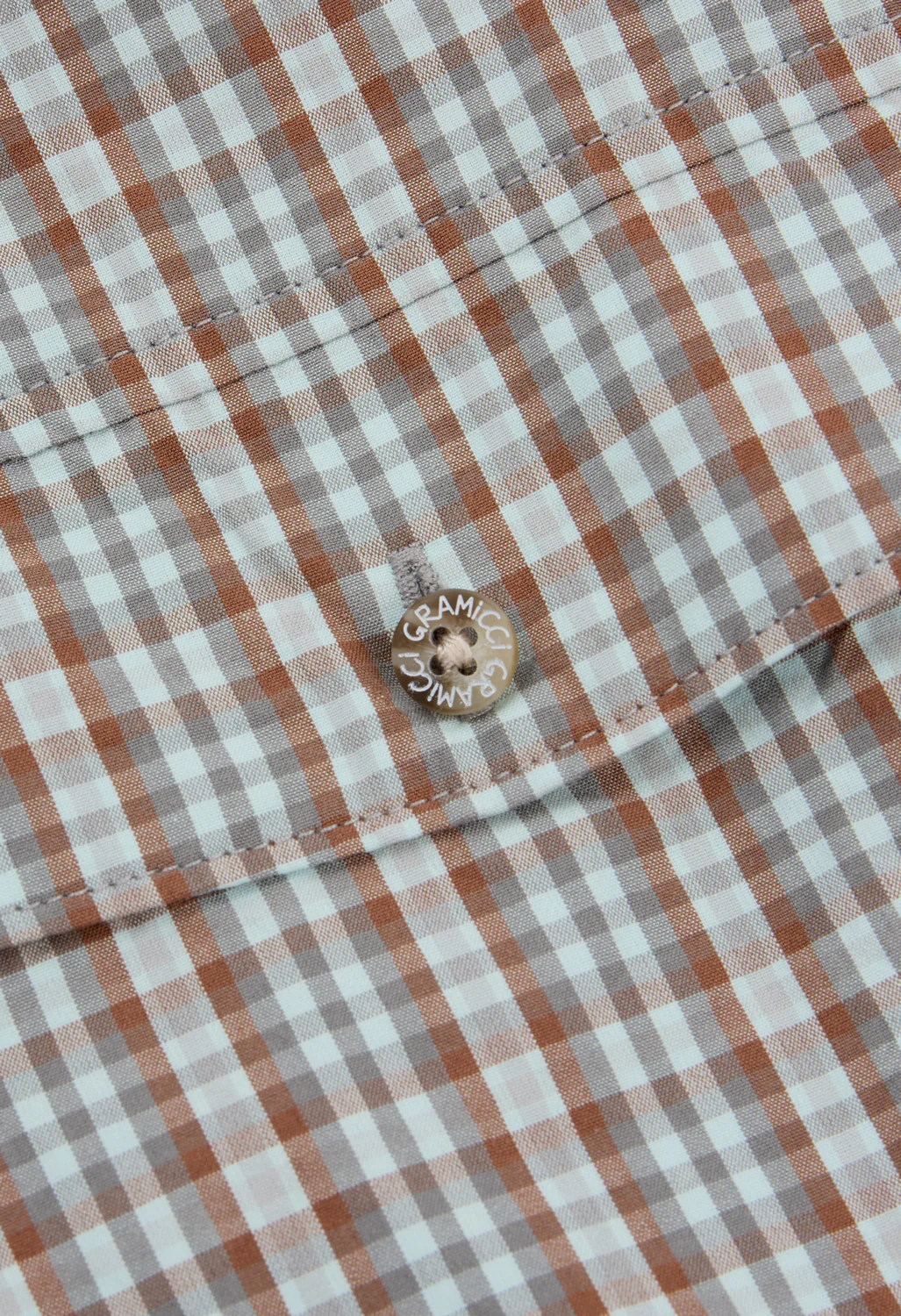 Gramicci Men's Poplin Millwood Shirt - Brown - Image 6
