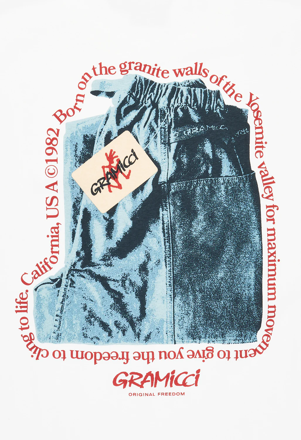 Gramicci O.G. Gadget Pant Tee - White - Image 4