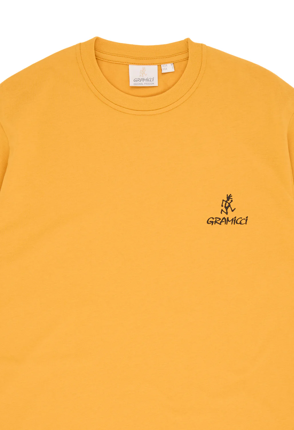 Gramicci One Point Logo T-Shirt - Mustard - Image 3