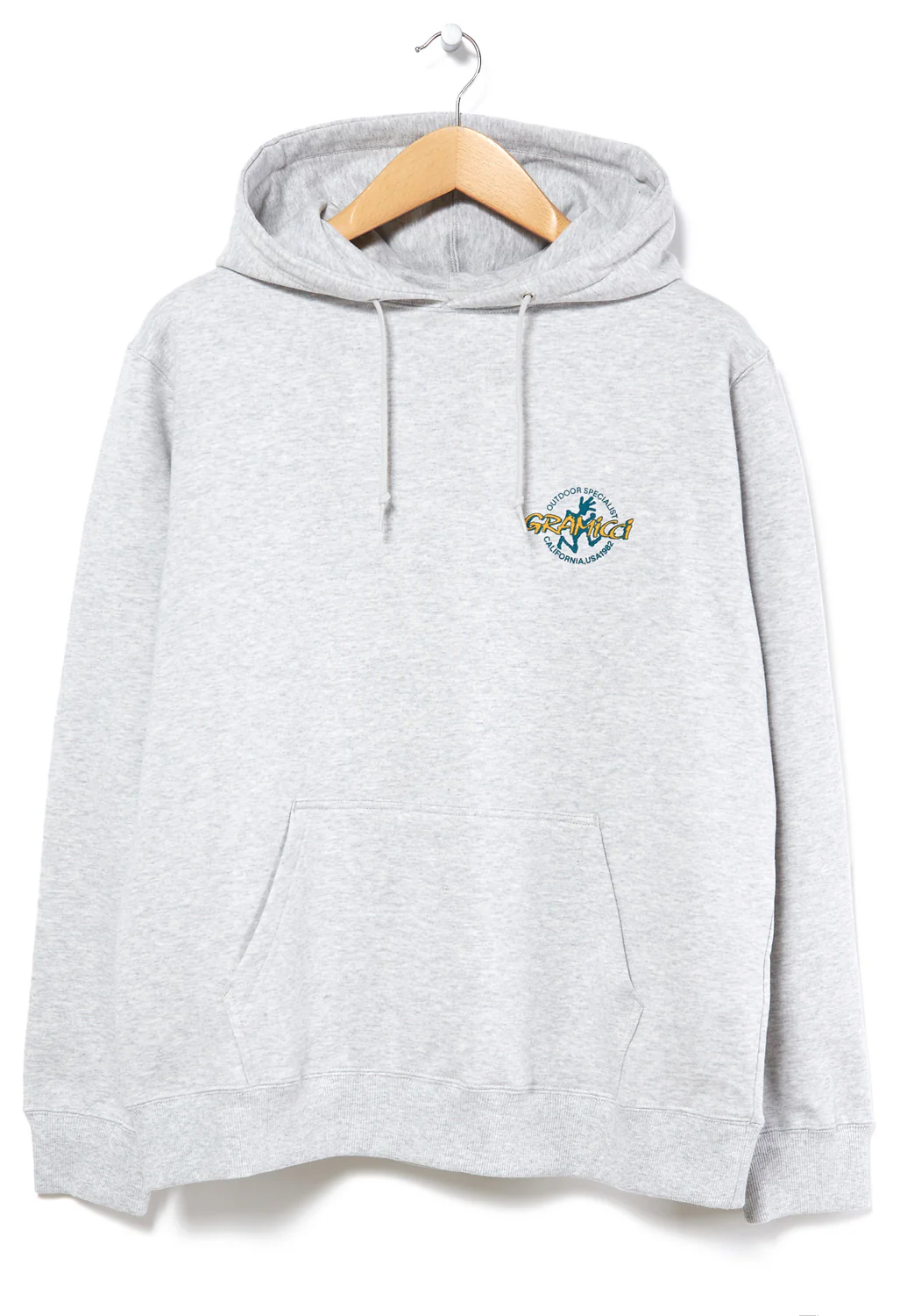 Gramicci Running Man Hooded Sweatshirt - Ash Heather