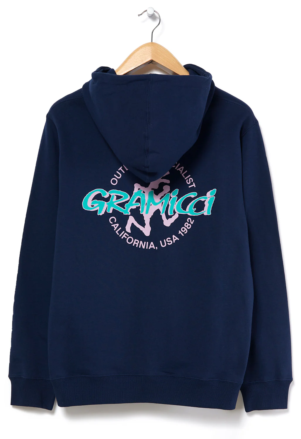 Gramicci Running Man Hooded Sweatshirt - Navy - Image 2