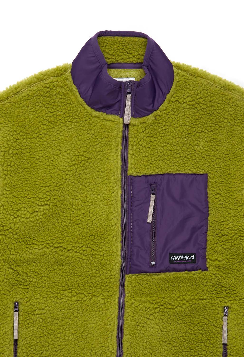 Gramicci Sherpa Jacket - Dusted Lime - Image 3