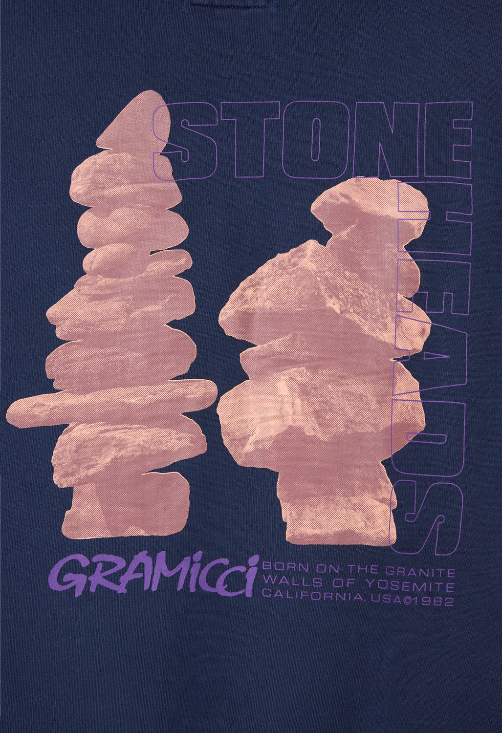 Gramicci Stoneheads Hooded Sweatshirt - Navy Pigment - Image 4