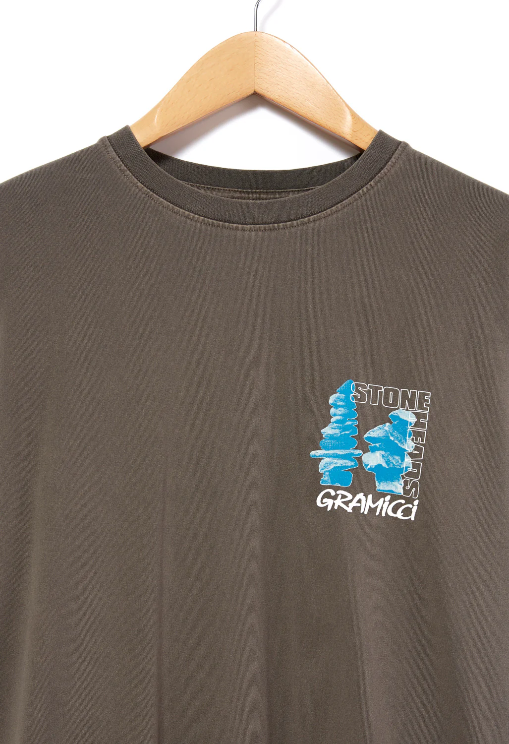 Gramicci Stoneheads Long Sleeved T-Shirt - Brown Pigment - Image 3
