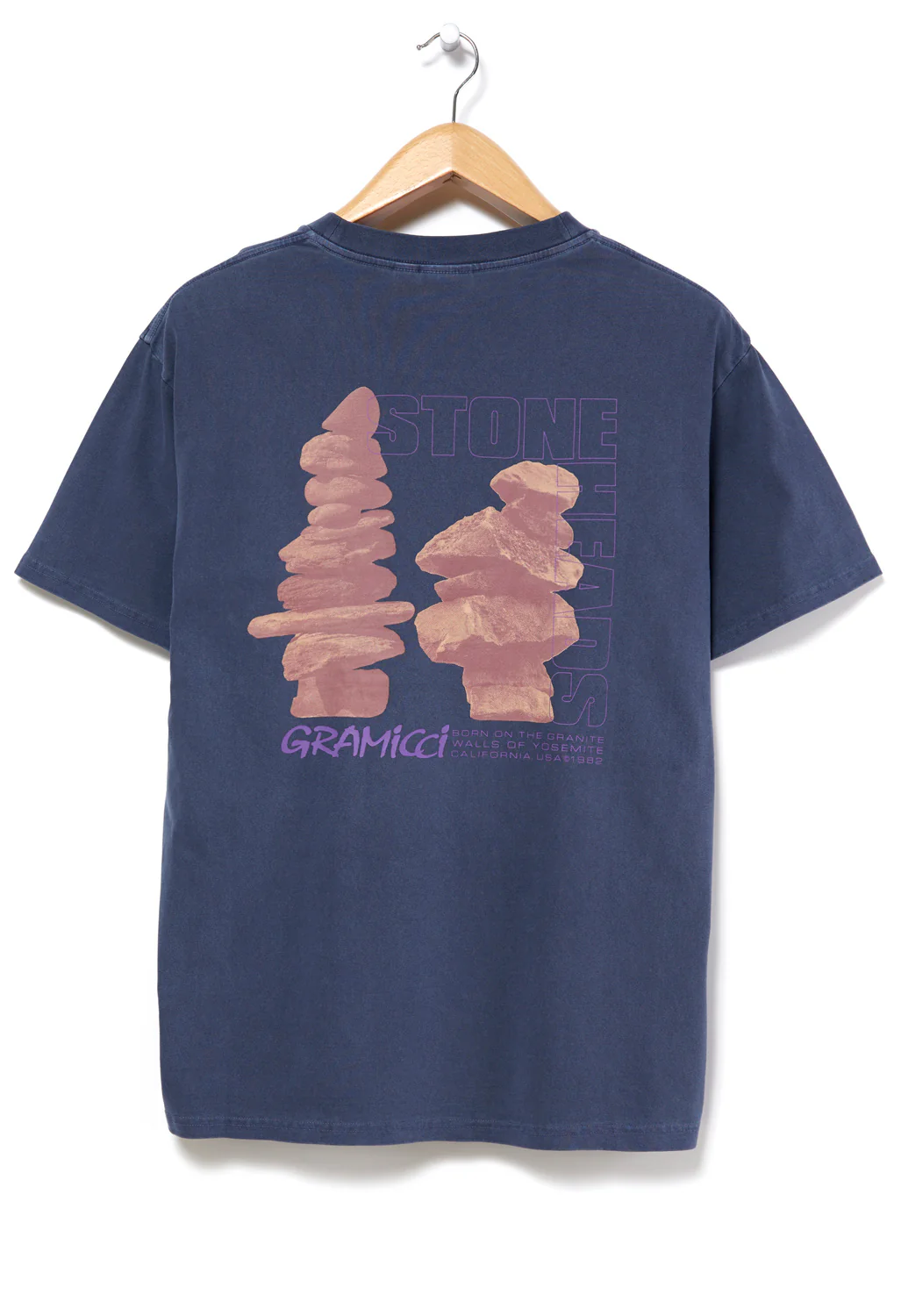 Gramicci Stoneheads T-Shirt - Navy Pigment