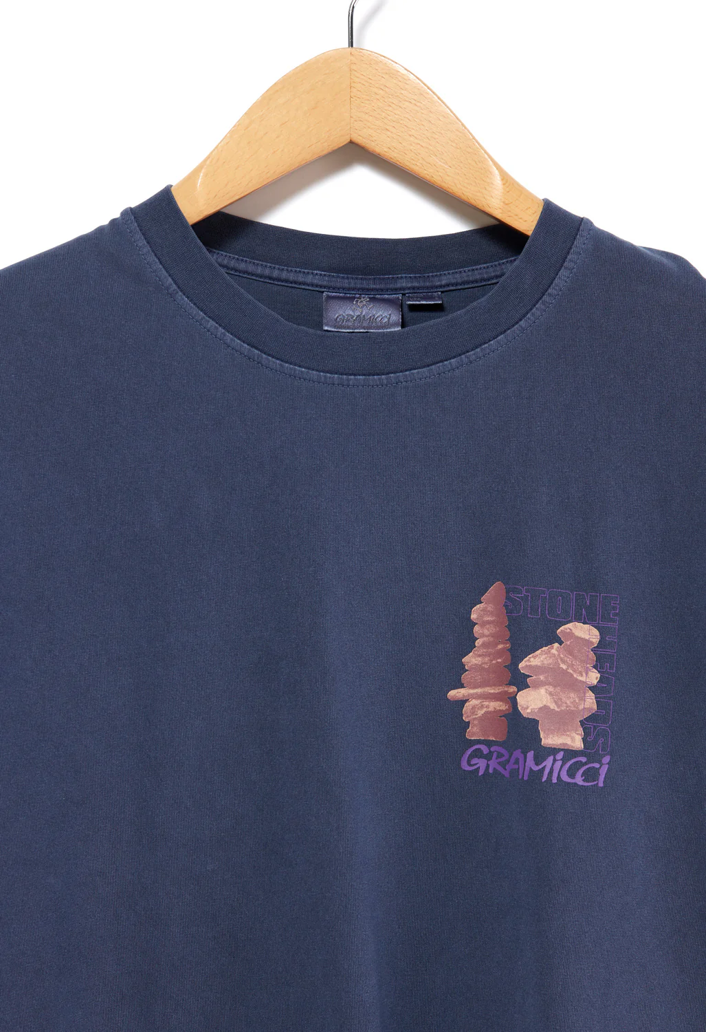 Gramicci Stoneheads T-Shirt - Navy Pigment - Image 3
